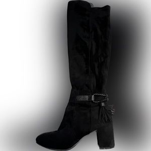 2.5” Heel Tassel Boot - Over the Knee